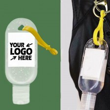 1 oz Hand Sanitizer Gel Bottle with Carabiner